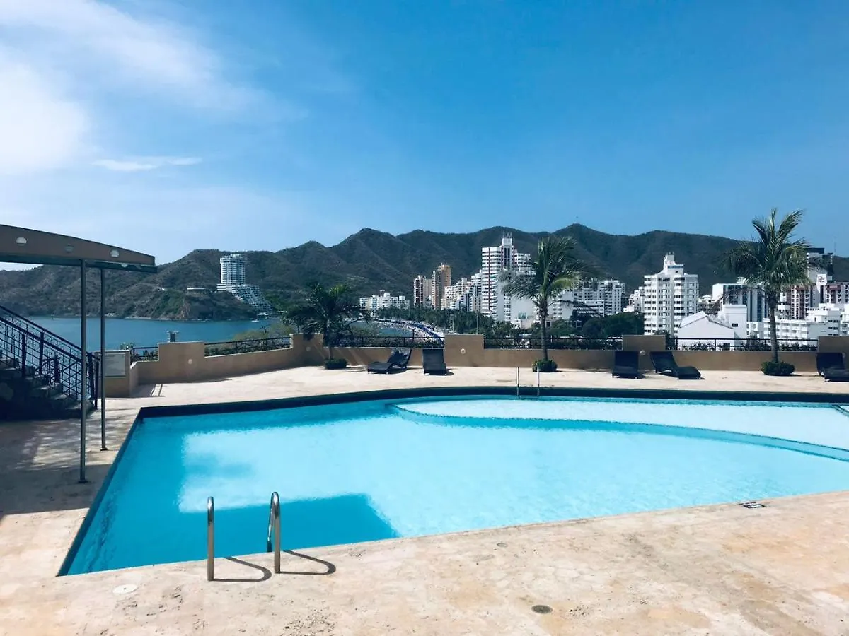 Hermosa Vista A La Playa Del Rodadero Santa Marta  Apartment